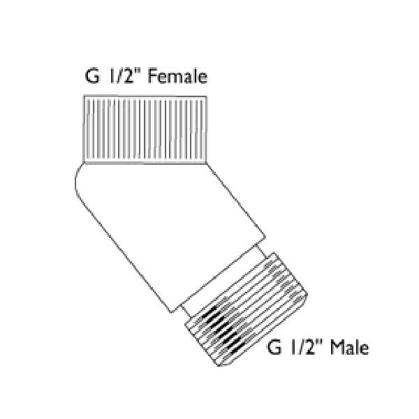 Bristan Angled Hose Connector & Reviews Wayfair.co.uk